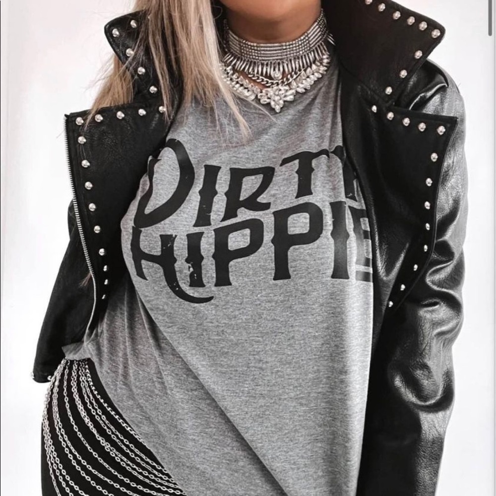 Janessa vegan leather stud jacket